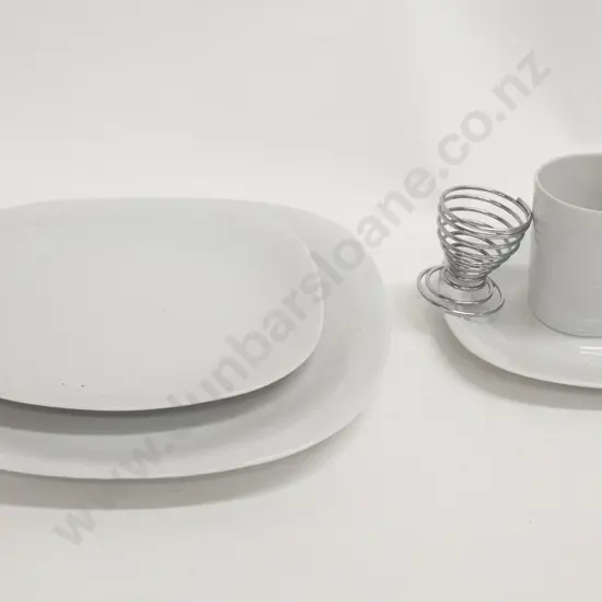 Quantity of Assorted White Crockery etc.