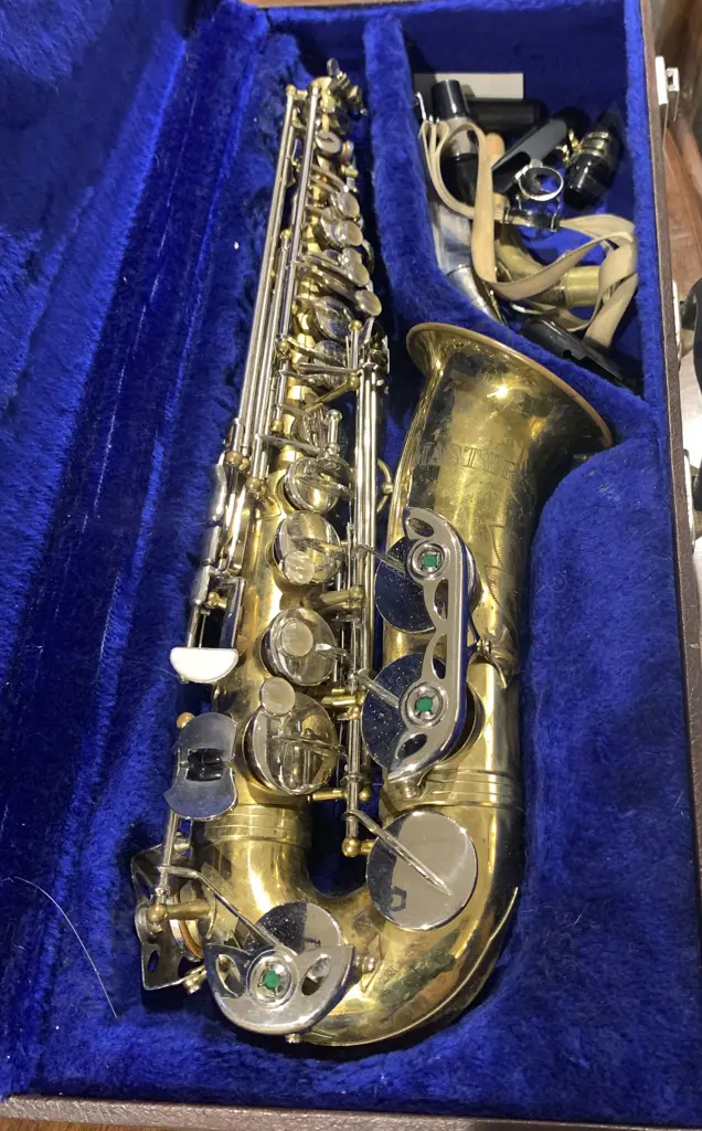 Saxophone in Case Image 1++