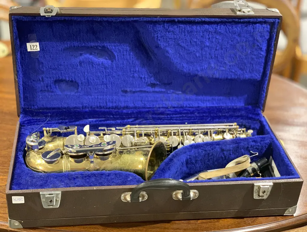Saxophone in Case Image 1++