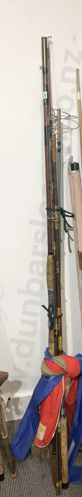 Three Assorted Vintage Fishing Rods Image 1++