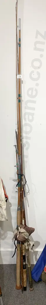 Quantity of Assorted Vintage Fishing Rods Image 1++