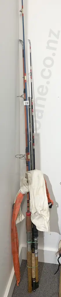 Quantity of Assorted Vintage Fishing Rods Image 1++