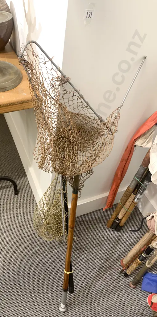 Two Vintage Fishing Nets Image 1++