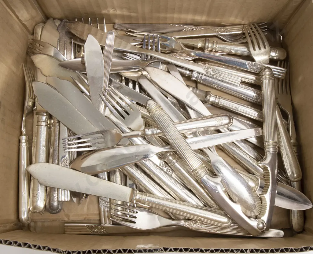 Quantity of Union Steamship Company S/P Assorted Cutlery etc. Image 1++