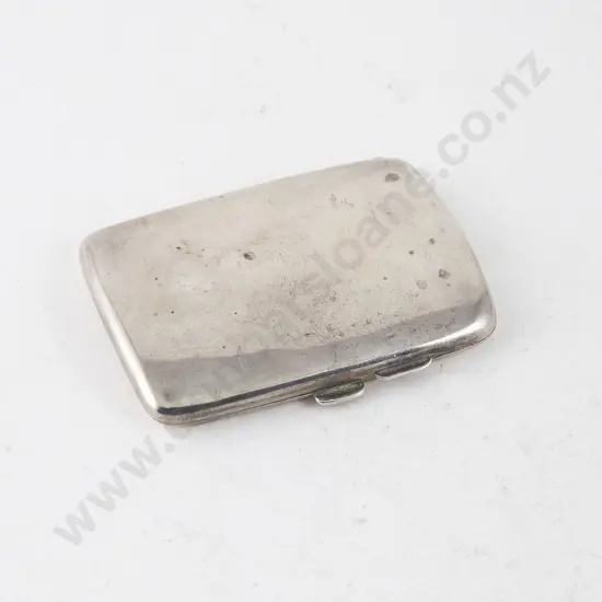 Small S/S Slightly Curved Cigarette Case
