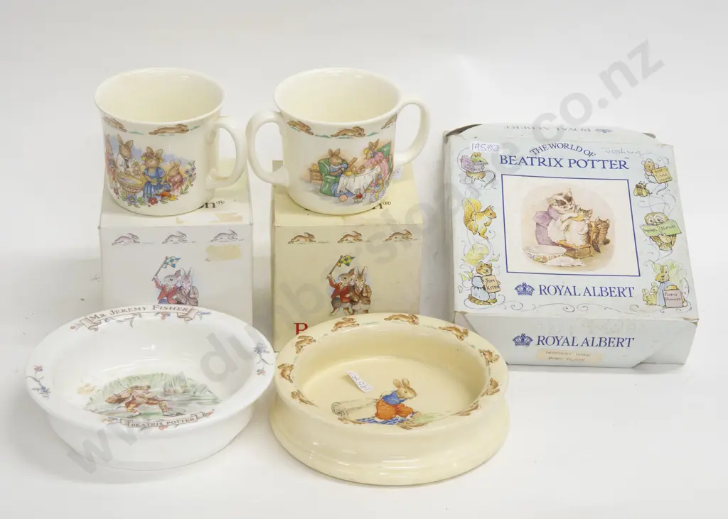 Four Pieces of Nursery China incl. RD Bunnykins Image 1++