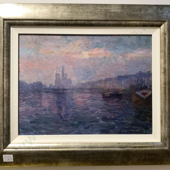River Scene at Dusk