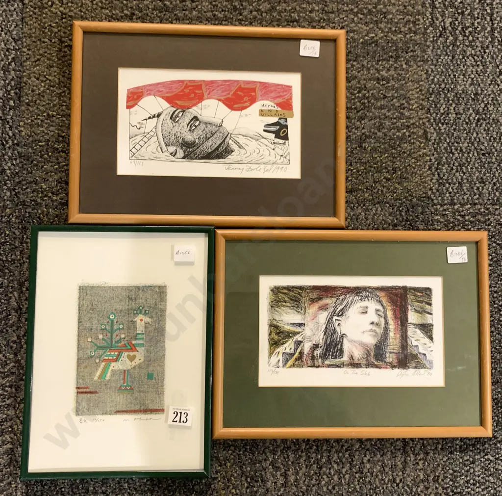 Jenny Dolezel with Stephen Allwood & Other Muka Prints (3) Image 1++