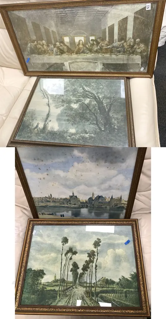 Four Gilt Framed Prints Image 1++