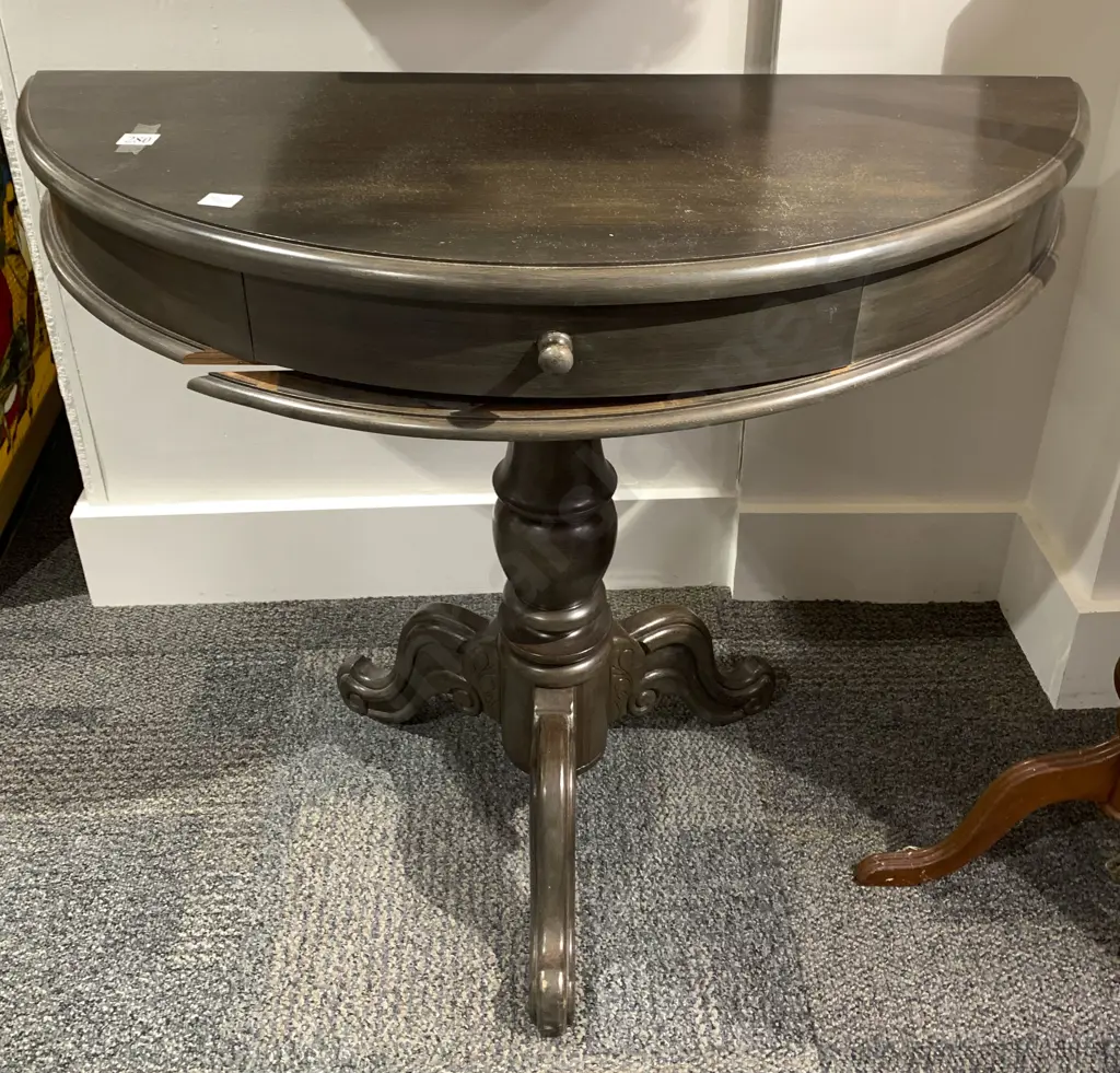 D Shaped Hall Table Image 1++