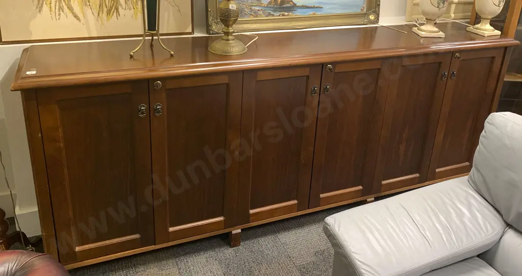 Large Six Door Sideboard/Wine Cabinet Image 1++
