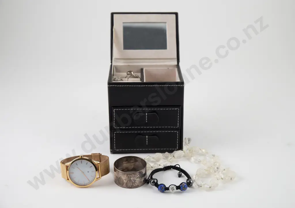NZ Under The Sun Gents Dress Wrist Watch and jewellery with box Image 1++
