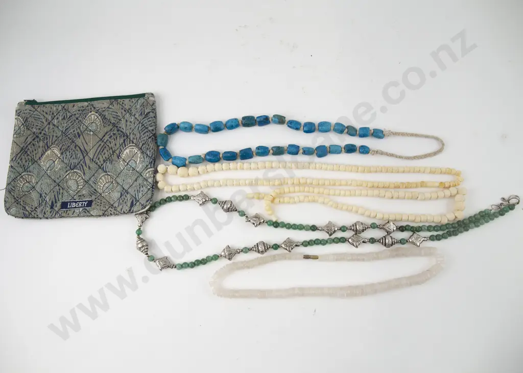 Five Various Bead Necklaces Image 1++