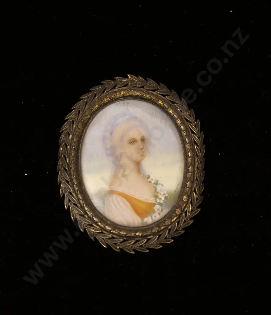 Early 20th C. Portrait Miniature Image 1++