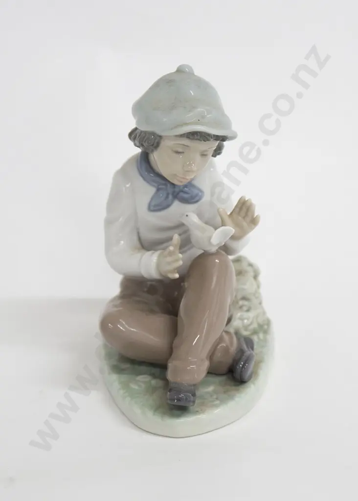 Nao Figure of Boy with Dove Image 1++