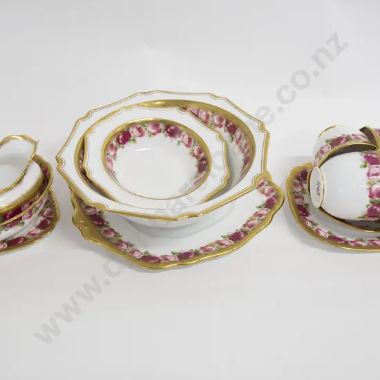 Quantity of Royal Albert Country Roses Tea China