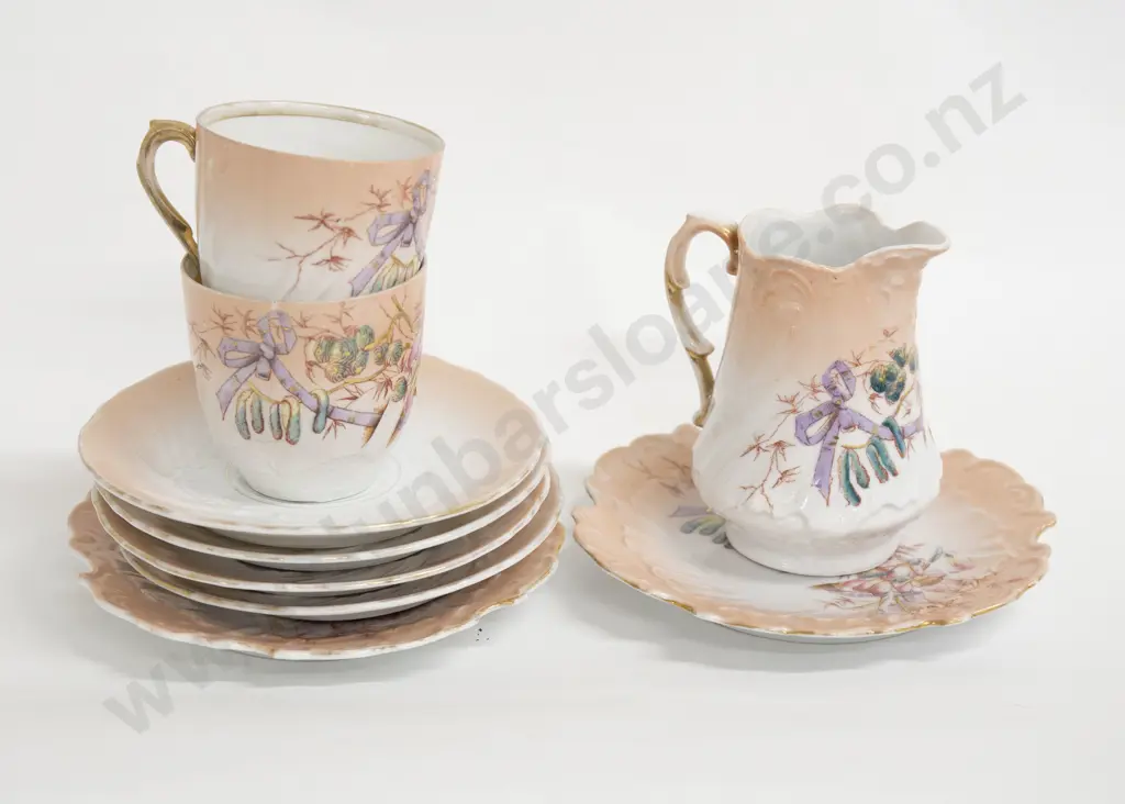 Victorian Fancy China Part Tea Set Image 1++