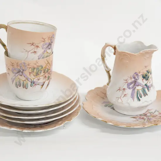 Victorian Fancy China Part Tea Set