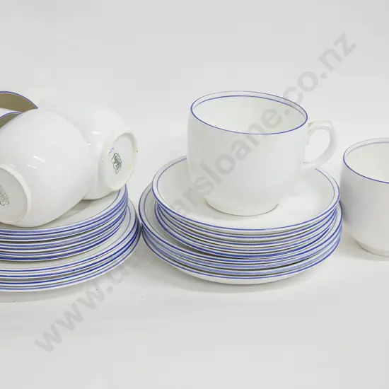 Four Shelley Trios with Two Larger Examples Together with Assorted Fancy China