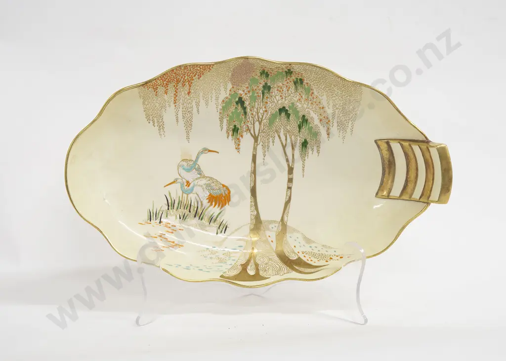 Asian Decorated Carlton Ware Dish Image 1++