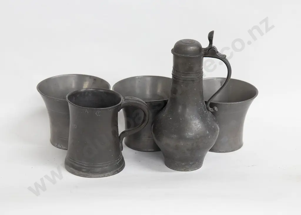Five Pieces of Pewter Image 1++