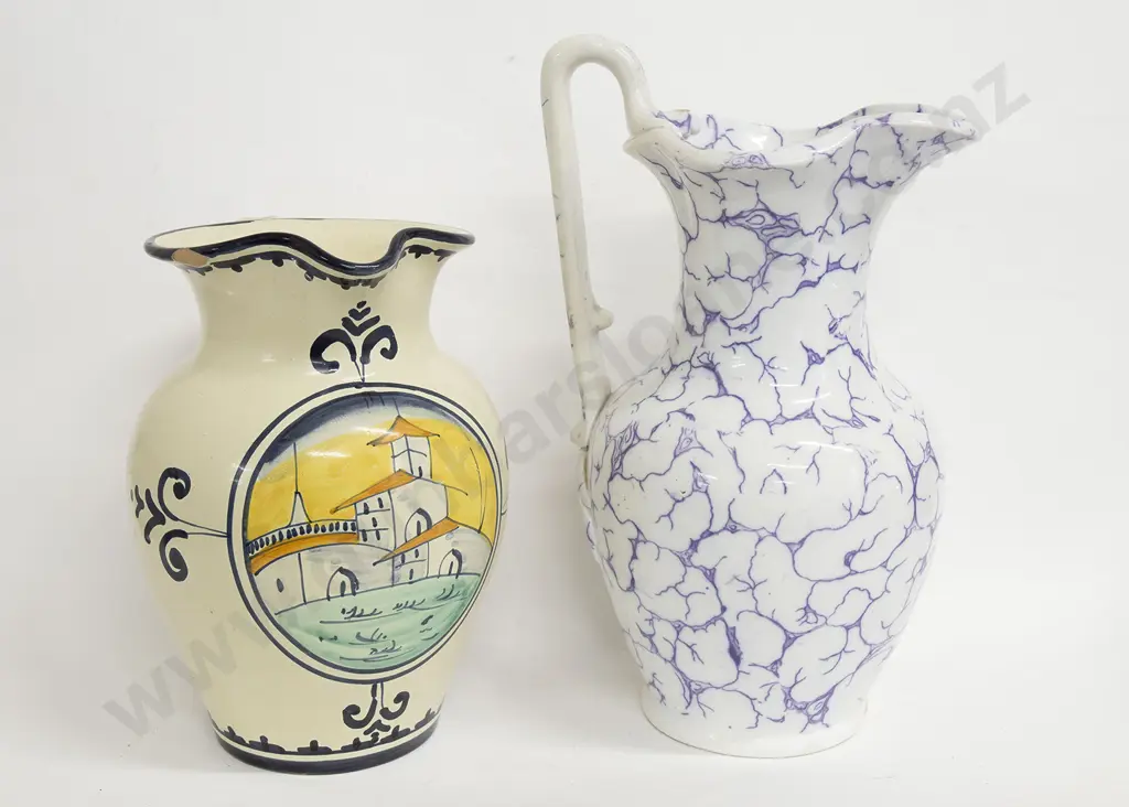 Vict Water Jug and Modern Italian Jug (a/f) Image 1++