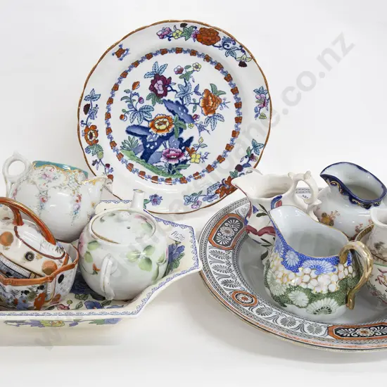 Masons Bowl and Selection Jugs and Plates