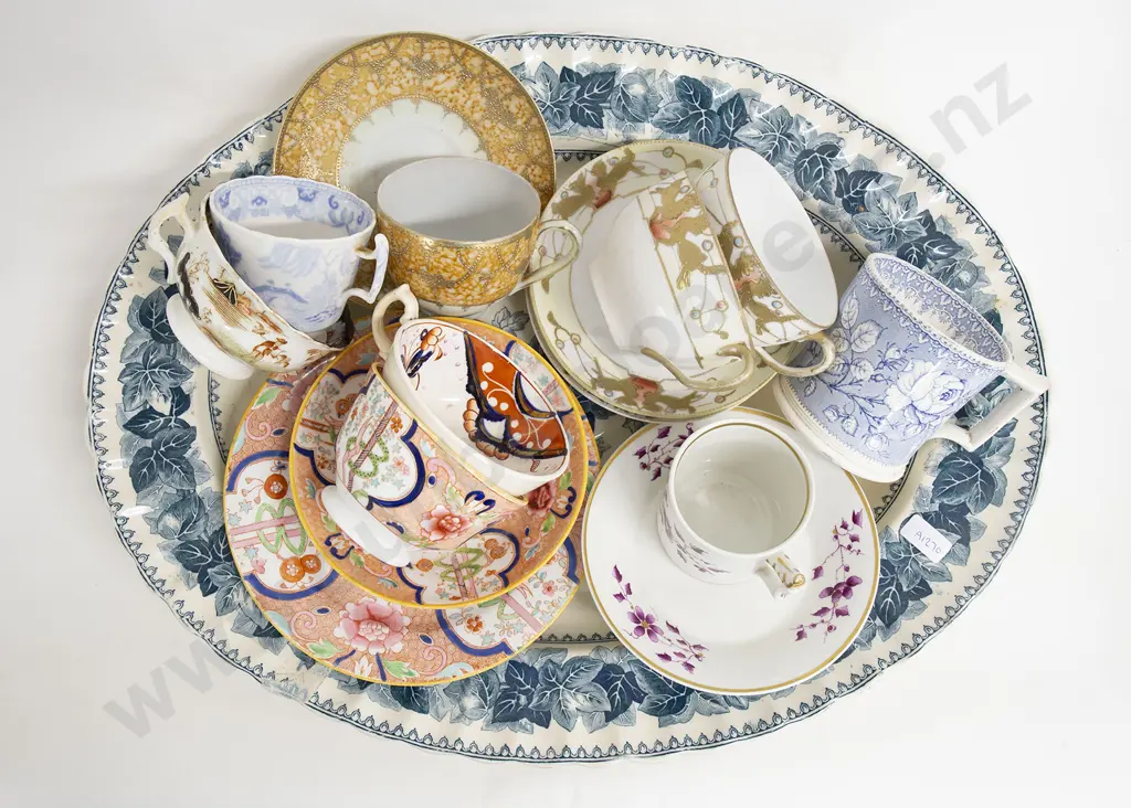 Vict Meat Plate and Selection Assorted Tea China Image 1++