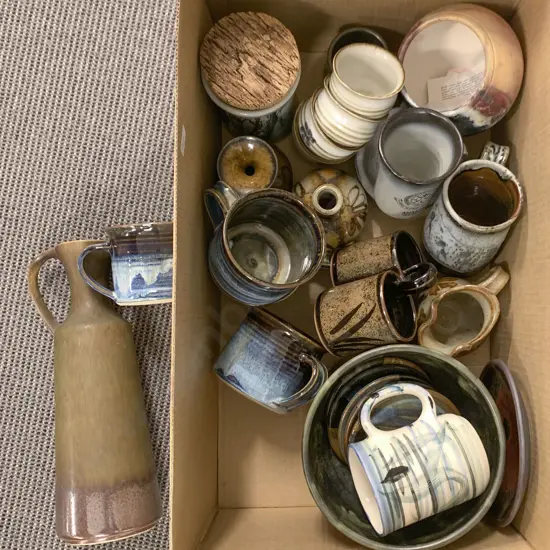 Box of Mixed Pottery