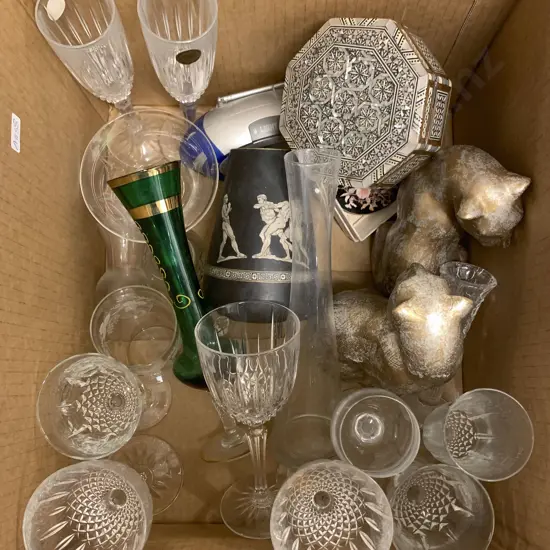 Box with Glassware
