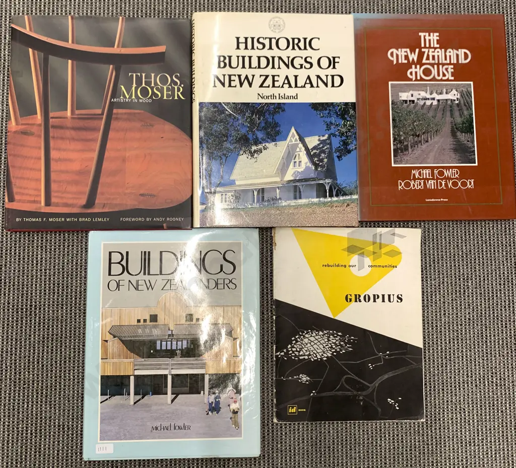 Five NZ Architectural Related Volumes Image 1++