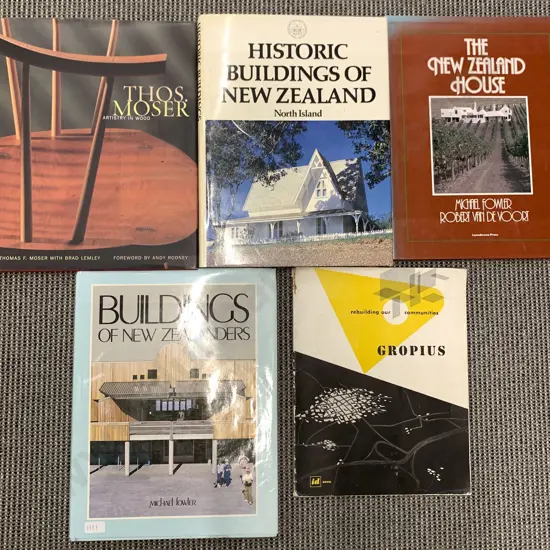 Five NZ Architectural Related Volumes