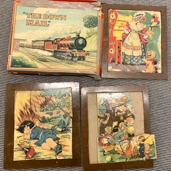 Box of Vintage Jigsaws