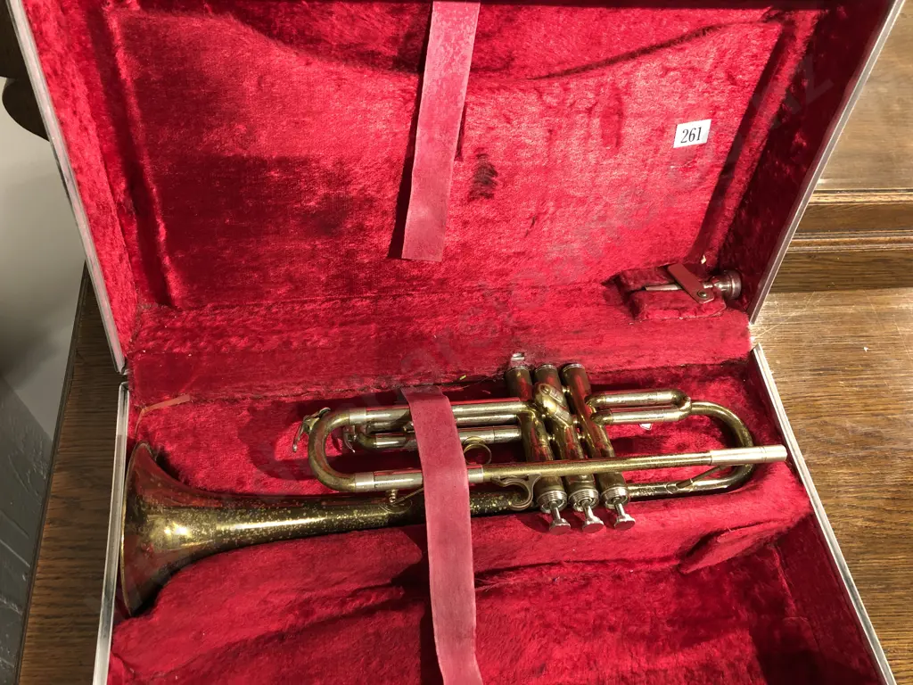 Trumpet and Case Image 1++