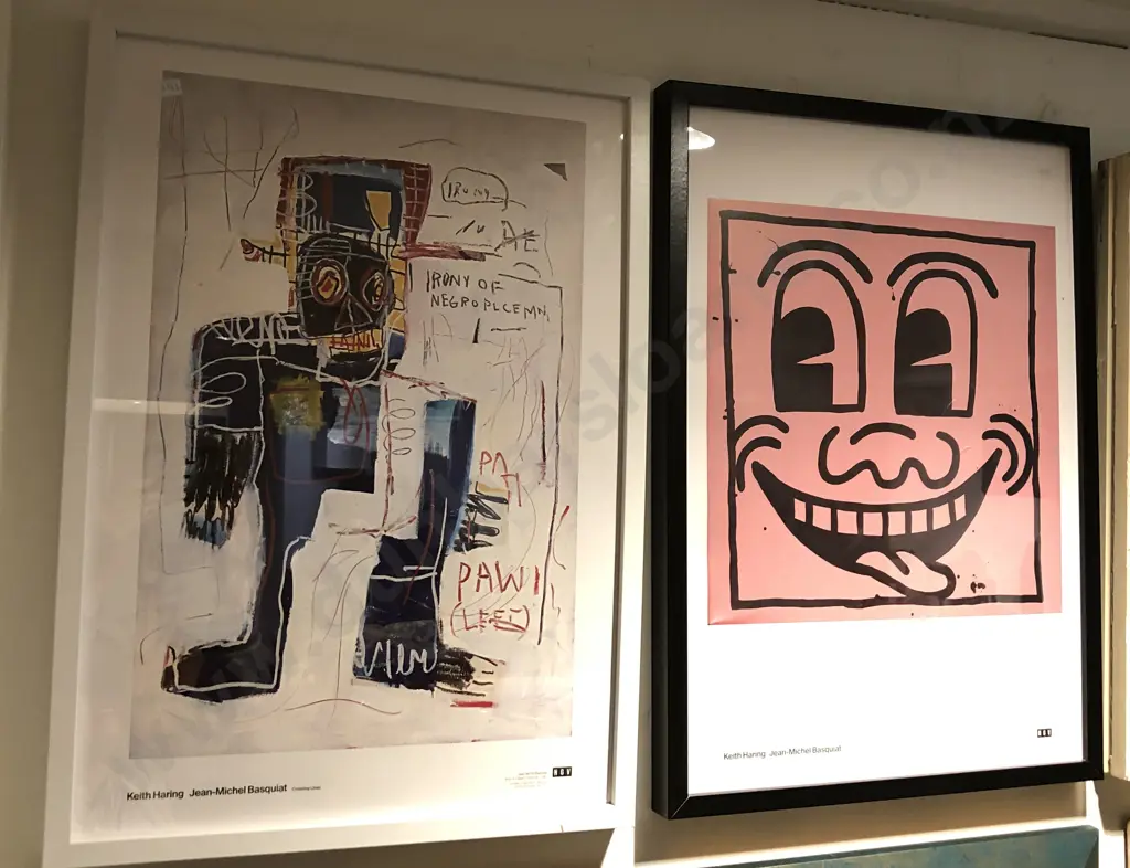 Two Modern Framed Prints Image 1++