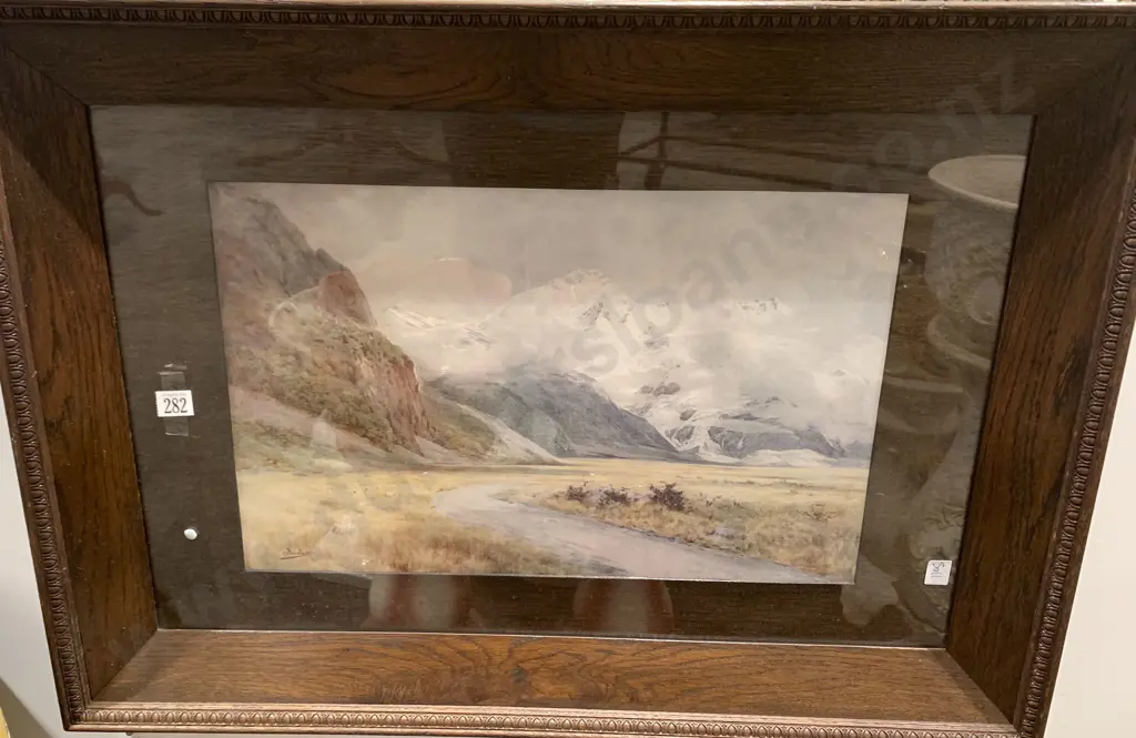 Oak Framed  C N Worsley Print Image 1++