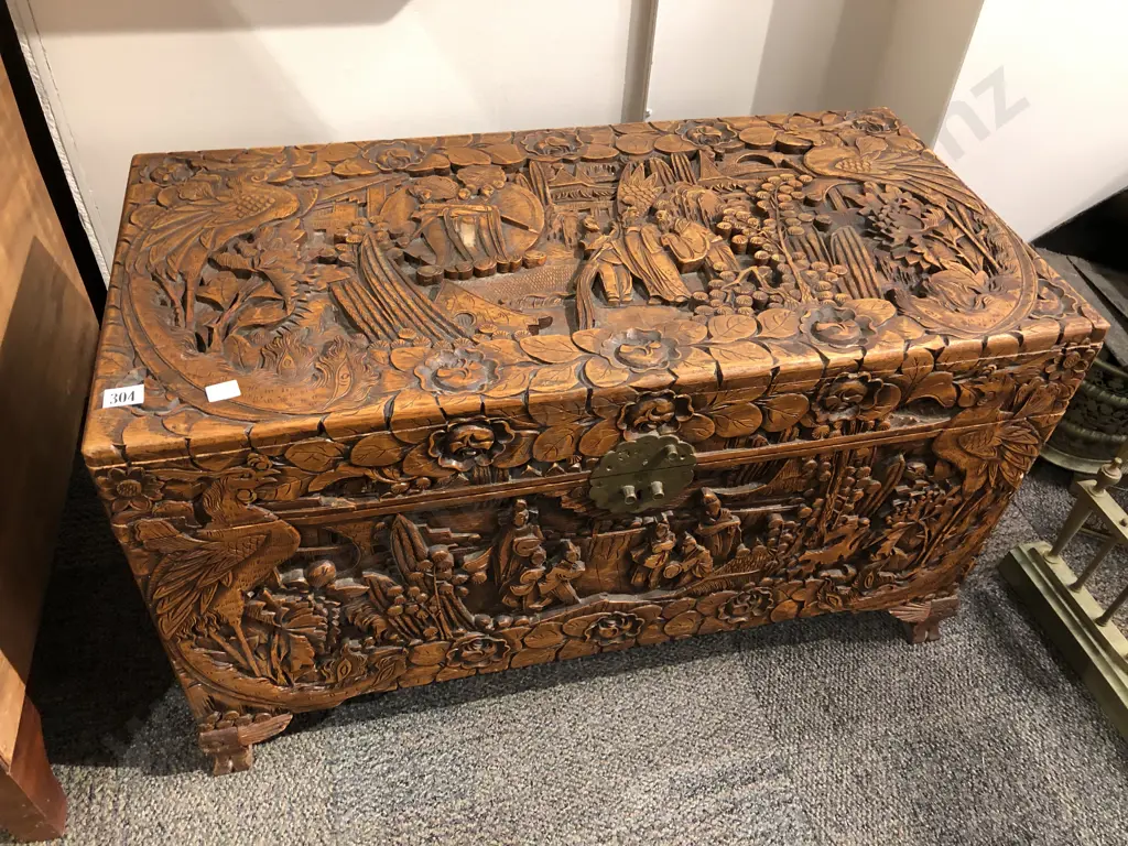 Carved Camphorwood Chest Image 1++