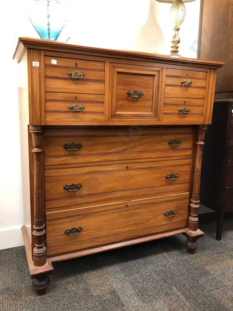 Late C19th Colonial Scotch Chest Image 1++