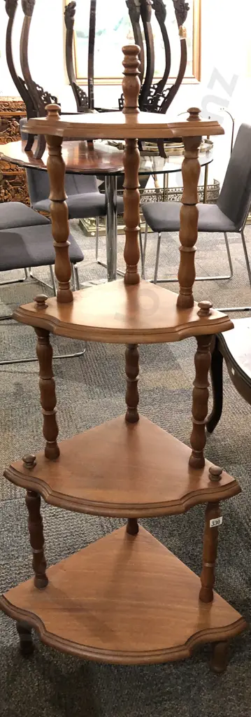 Four Tier Corner 'What Not' Image 1++