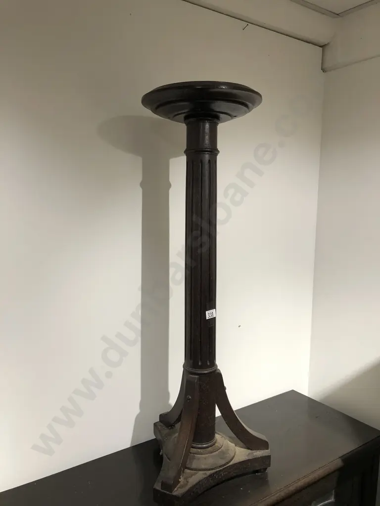 Oak Plant Stand Image 1++