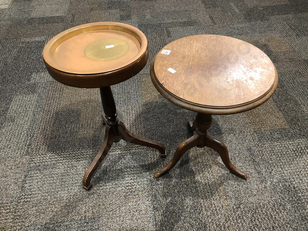 Two Tripod Occasional Tables Image 1++
