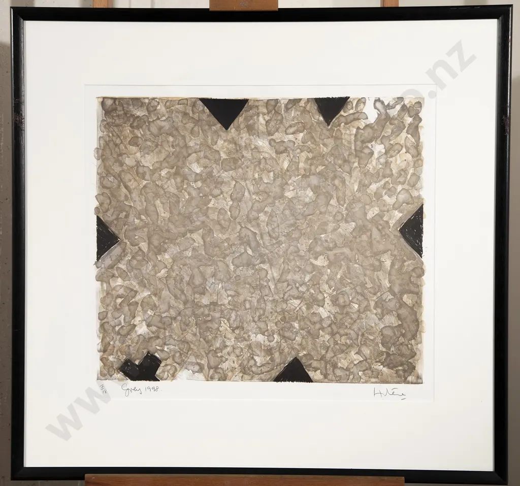 Ralph Hotere (1931-2013) - Grey Image 1++