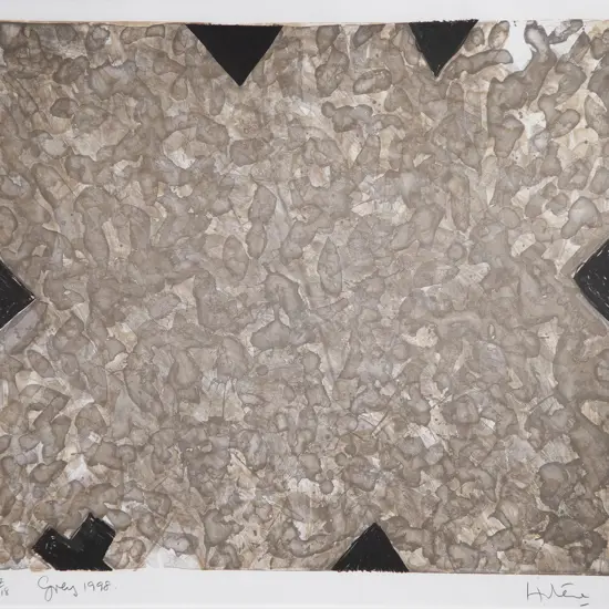 Ralph Hotere (1931-2013) - Grey