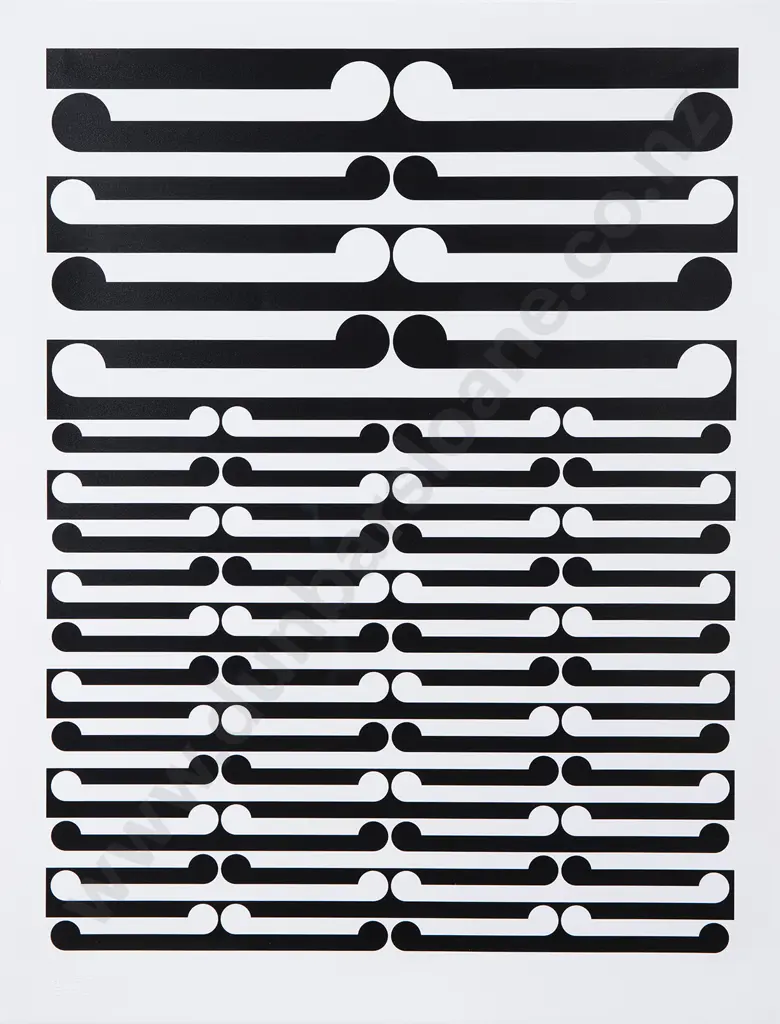 Gordon Walters (1919-95)- Genealogy III (1971) 2020 Image 1++