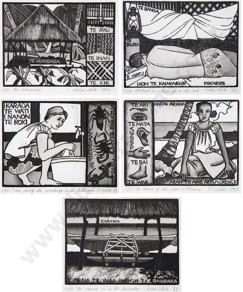 Robin White (b 1946) - Beginner's Guide to Gilbertese Suite Image 1++