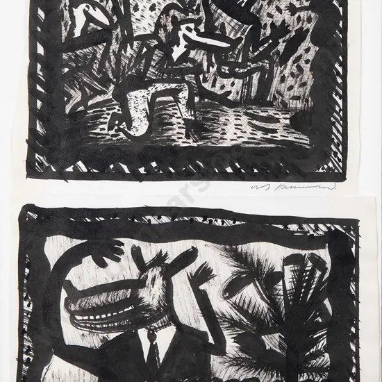 William (Bill) Hammond (1947-2021) - Untitled (Hybrid Creatures)