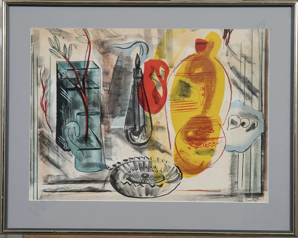 Frances Mary Hodgkins (1869-1947) - Arrangement of Jugs Image 1++
