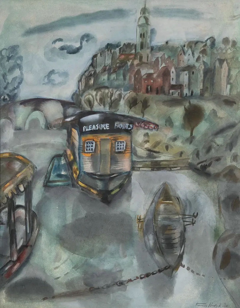 Frances Hodgkins (1869-1947) - Pleasure Boat Image 1++