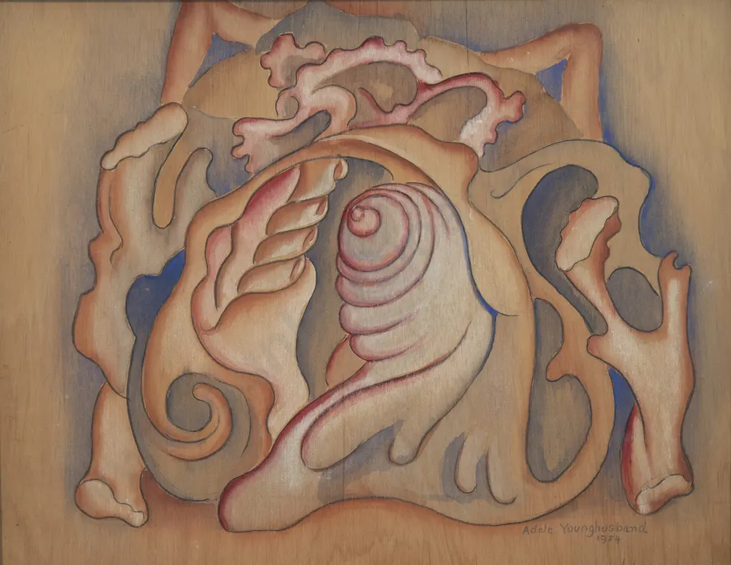 Adele Younghusband (1878-1969) - Abstract with Shells & Coral Image 1++