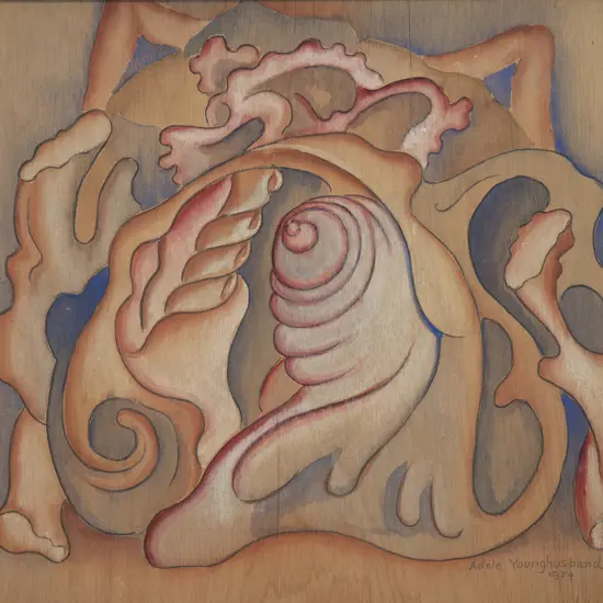 Adele Younghusband (1878-1969) - Abstract with Shells & Coral